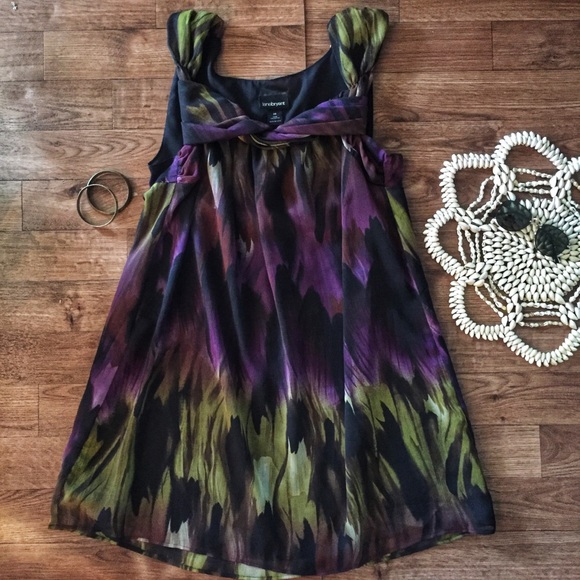 {Lane Bryant} Watercolor Dress - Picture 5 of 5